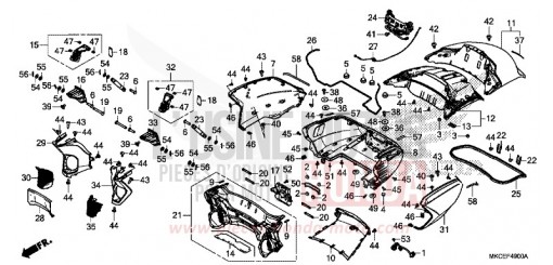 LUGGAGE BOX GL1800K de 2019